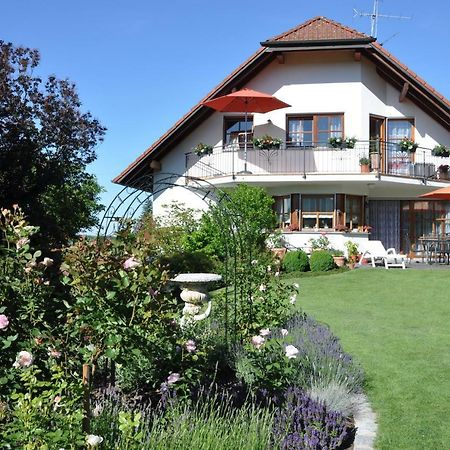 Ferienwohnung Im Rosengarten Ebenweiler Bagian luar foto