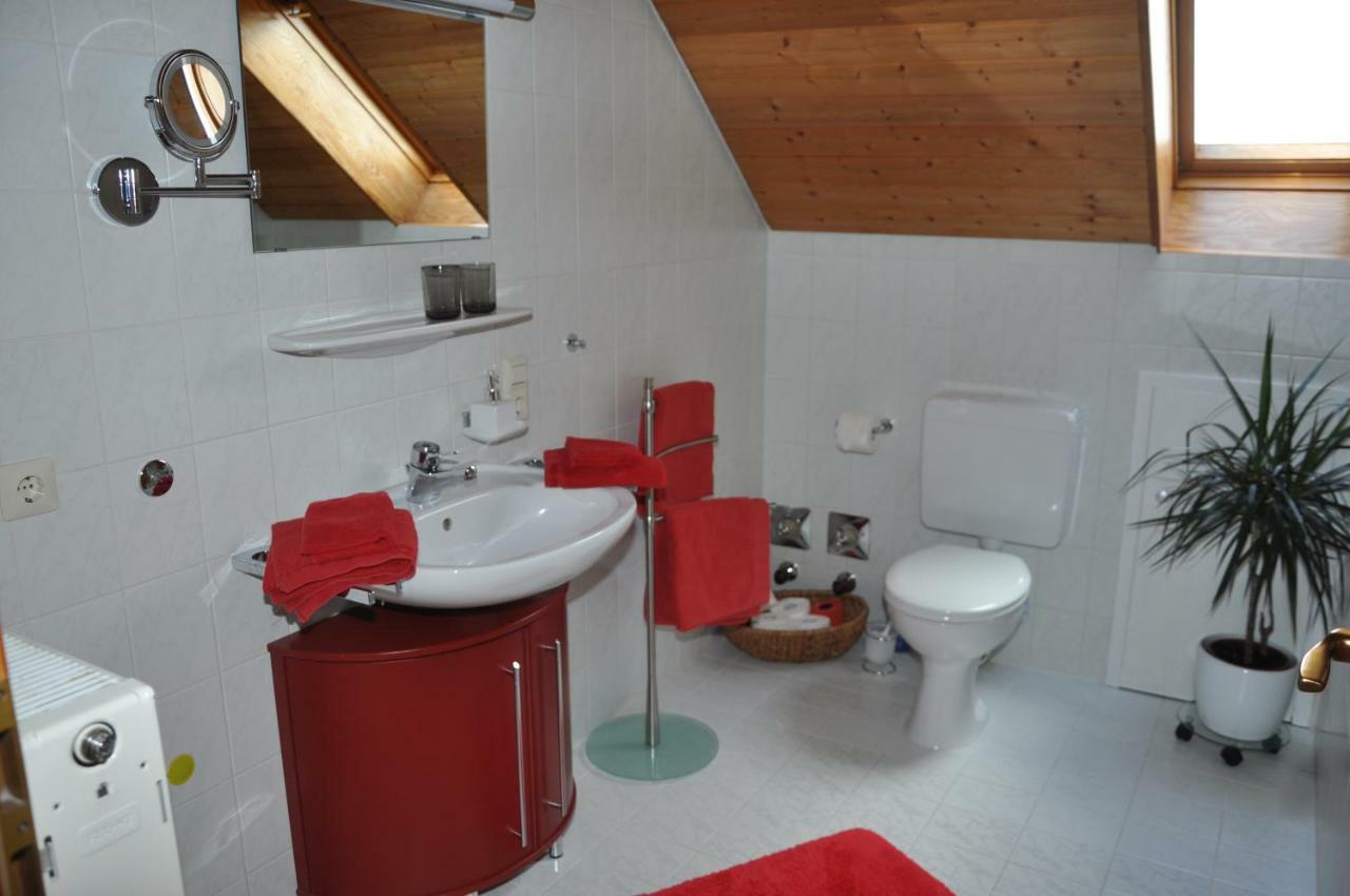 Ferienwohnung Im Rosengarten Ebenweiler Bagian luar foto