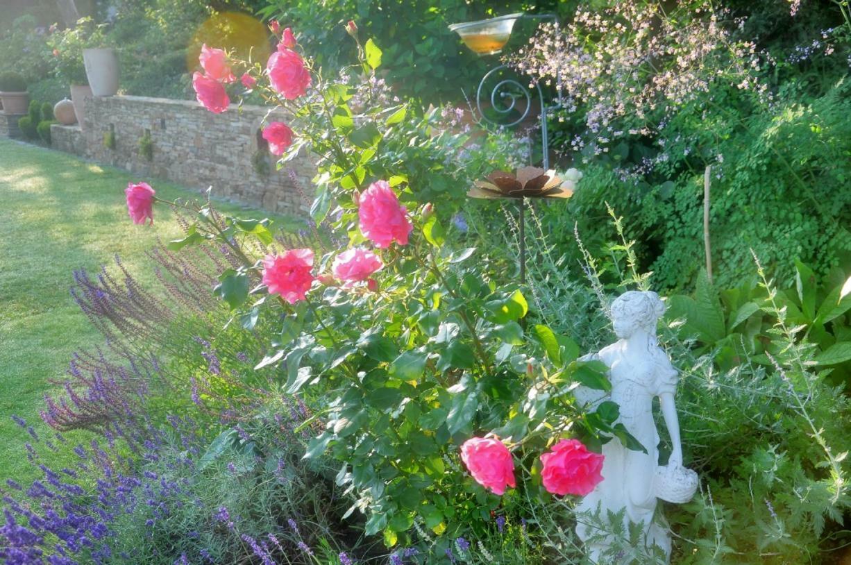 Ferienwohnung Im Rosengarten Ebenweiler Bagian luar foto